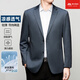 雅戈尔旗舰官方店高端西服男春夏季中年简约百搭轻盈藏青感休闲单西外套 兰色-6636 XL 180/