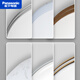 LED Panasonic Lámpara de techo blanco simple Estudio de dormitorio cuadrado Sala de estar simple Lámpara blanca simple
