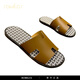 Rowilcs marque haut de gamme de ganters pour hommes mocha marron mar brun d'été personnalisé pantoufles imprimées sandales polyvalentes marron standard 38