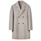 Shanshan Sheep Wool + Cashmere Men's 2025 Autumn and Winter Wool and Cashmere Blended Wool Coat Warm Jacket