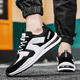 Holzspecker Großgröße Herrenschuhe Herbst 45 Männerschuhe Herren 46 Sportschuhe Herren 47 Casual Shoes Plus 48 Atmungsfreie Mesh Schuhe H9903 Weiß und Blue Mesh 45