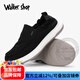 Walker Shop Shop Shoes para hombres 2025 Summer Nuevo SOFT SOLO SOLO UNA PISO ZAPATOS HOMBRES PLATIVOS ALAVENTA DE PATOR DE SELLA DE INA DEL ALGO DEL INA CALIENTE PARA MEN NEGRO 43 [Tamaño del zapato de cuero]