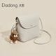 Dadong Bag Women's 2025 Spring and Summer Retro Shoulder Bag Versatile Crossbody Bag Commuter Mobile Bag Fashion Bucket Bag White
