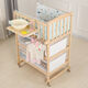 Jiaojing Diaper Table Bathntable Deux-en-un Table de couches pour bébé multifonctionnel BB BB Shaker Newborn Clothes Change Table Tableau peut secouer Table de couches en bois massif + Pad (PAD COLOR NOTES)