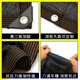 Sunshade net encrypted thickened sunscreen net black shade net outdoor courtyard car shed roof insulation net 3888 needle black blue reinforcement 6 meters * 6 meters sunshade rate