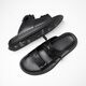 
DIFANPU international luxury brand men's shoes high-end men's casual shoes fashionable and versatile slippers comfortable to wear with flip-flops Black [brand gift box] 43
