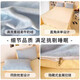 Antarctic winter milk velvet quilt cover single piece thickened coral velvet flannel plus velvet single quilt cover 150x200 baby blue + milkshake yellow warm as soon as you sleep warm velvet quilt cover single piece-150x200cm