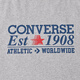 
Converse classic round neck T-shirt 2024 new summer couple casual sports short sleeves 10027229-A02 MCH687-GHG S /165