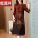 Hengyuanxiang Summer Vestido de seda Cheongsam mejorado con cheongsam