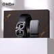 Jinlilai [Doppelgröpfer Slim Belt Gürtelbox] Edelstahlgürtel Herrengeschenke für Geschenke für Geschenke, Kopfschicht Cowide Gürtelgürtel-Black-Black Gun-EBDH098B2629-99 120 cm