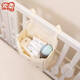 Crib hanging storage splicing bed diaper storage hanging basket fence storage basket diaper table side storage universal beige bear storage hanging bag