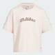 Adidas Kinderkleidung 25 Sommer- und Herbstmädchen T-Shirts Co-Branded Bogenverzierung für Mid-Large Children's Lose Cotton T-Shirt KG6626