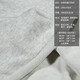 Hecaimei cotton terry cotton sweatshirt fabric thick elastic spring and autumn sports pants casual suit knitted clothing fabric medium gray 1 meter price