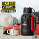 316 stainless steel thermos kettle large capacity thermos cup outdoor camping thermos kettle folding handle one cover dual use 2500ml black + folding handle + one cover dual use