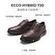 爱步（ECCO）25年夏季新款牛皮防水透气休闲皮鞋男 混动防水524784 陶土色40