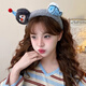 Danqin cute panda black and white lamb hair headband face wash cartoon hairband cute girl hairpin soft skin-friendly wide headband penguin fish headband