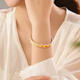 Altes Tempel Silberarmband 999 Fuß Silber Abfallen Gelatine Begonia Blume Silber Armband für Freundin, um Frau und Mutter Silber Schmuck Geburtstag Geschenk Fuß Silber Begonie Armband für ungefähr: 31G + Geschenkbox