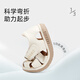 
Tylanis summer new baby girl baby toddler shoes non-slip soft sole bag head anti-kick baby parent-child sandals white/apricot color 23 suitable for foot length 14.3~14.7cm