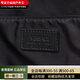 范思哲（VERSACE） 复古大容量拉链Logo 尼龙 背包双肩包 男女同款情侣款 黑色 基础装(包+防尘袋)