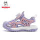 Babudou (Bobdog) Sandales pour filles Chaussures de plage pour enfants Sandales de princesse d'été Sandales non glissantes pour les élèves du primaire et le violet [K983]] 33 de taille d'environ 21 cm