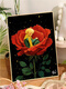 Little Prince Vinoa y Rose Digital Pintura al óleo DIY Relleno de color lleno de color Descompresión Acrílico Pintura al óleo J4877 Little Prince [clásico de estilo regular] Juego de bricolaje [Madre de madera maciza espesada + Pincel + Color 2