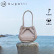 Bugatti Marca de vegetales Bolsa para mujeres Bolsa de gran capacidad Bag de alta gama Pleaded Bucket de mano grande Bolsa Flaghship oficial Atén amarillo