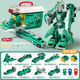 Onevan Boy Magnetic Spleißen Kinderspielzeug Puzzle Versammlung Deformation Engineering Car Boy King Kong Roboter 3 Jahre alt 6 Geschenke Militärsee, Land und Luft (20 Stücke Set) Lieferbox Lieferbox