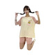 旭杉斯圆领夏季女士薄款甜美公主风睡衣女2025年新款短袖短裤家居服套装 679绿恐龙 M  建议80-90斤
