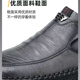 Woodpecker [real leather] leather shoes for men men's casual shoes for men soft sole young and middle-aged versatile lace-up business leather shoes wedding 677 black leather boutique version 38