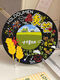
Mimingle Ten Qintian Hand-painted Graffiti Vinyl Records Diy Digital Oil Painting Ornaments Decorative Painting Unzipped Handmade Gifts RS16778 Diameter 25cm Thickened Inner Frame