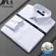 
CEO Yageor pure cotton long-sleeved shirt men's middle-aged plaid striped shirt 2025 business and casual occupations no iron top 6629 [Blue and white plaid] 38 [Suggested 100-120Jin [Jin equals 0.5 kg]]