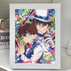 Shiying Kinder handgefertigtes DIY -Diamantmalerei Voller Diamant Detective Conan Aufkleber Diamond Tischdekoration Malerei kleines Schlafzimmer Diamant Stickerei 7374 + Leinwand Diamant Tool [Rahmenlos
