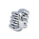 TANGLE official genuine Twist [Metallics]] ADHD concentration training artifact decompression toy 12605 Metal Series-Silver