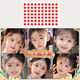XPEL children's makeup face stickers, stage makeup, performance face diamond stickers, sequins, rhinestones, sparkling diamonds, red dot forehead stickers 1 piece
