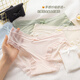 
Urban Beauty 4 ice silk underwear for women without trace pure cotton antibacterial crotch summer sexy nude pure lace women's underwear thin pink + skin color + bean green + bean white 4 L size (recommended 100-120 Jin [Jin equals 0.5 kg])