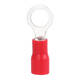 RV12532 Nariz de cobre pre-aislada redonda de prensa fría más de 1000 Especificaciones disponibles Amarillo RV1.25-8 (Diámetro 8.5) 1000 piezas/paquete