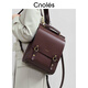 Kouyi Cnoles Kouyi retro college style backpack for women 2025 new schoolbag female college student large capacity commuting bag latte brown
