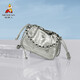Vogelscheuche (mexikanische) Tasche für Frauen auf Sommermode und vielseitige Crossbody-Umhängetaschen Schmetterling Silber Nische Textur Wolkentasche Silber (Vorverkauf an 5,3 Tagen)