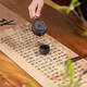 The picture of the fantasy river and mountains absorbing tea table mat long table cloth tea table mat Lanting Collection preface--12049 25*50cm small size tea mat