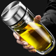 Temperierte Glasbecher, die in großer Größe nicht explosionssicher sind, damit Männer und Frauen auf Business Trip [Black Cup Set] 749 ml warm halten und Tee filtern können