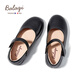 Balachi Children's Shoes Girls Single Li Like Leather Shoes Spring и осенняя матовая обувь для девочек девочки сцены обувь BL3313 Black 36