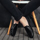 
Yierkang Spring 2025 new Doudou shoes men's leather shoes Korean version driving shoes lazy shoes social trend casual men's shoes white 9880 42 recommended to take a larger size