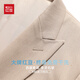 红豆[双排扣]西服套装男士修身职业正装西装套装商务休闲结婚新郎礼服