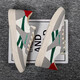 Changxiang Huili Sommer Herrenschuhe 2025 Neues koreanisches Stil Fashion Casual Sports Student Board Schuhe Vielseitige dünne Leinwandschuhe Männer RF-HD06 Green 41