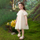 Fragen Sie Junior-Kinderrock-Rock Sommer Kinder süßer hölzerner Spitze Offschuldner Slling Kleid Girl Prinzessin Kleid Kuchenrock