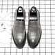 
Ruan Dai (RUANDAI) Doudou shoes men's trendy British style lazy loafers business formal wear breathable casual leather shoes 9715-D black 38