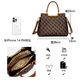 LMK French LMK brand light luxury women's bag handbag middle-aged women's crossbody bag sends mother birthday gift atmospheric brown [March 8 Women's Day gift practical gift gift sends