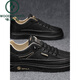 
Woodpecker men's shoes 2025 spring and summer breathable versatile casual casual high-rise shoes men's leather shoes feel level-like white shoes 7372 white and green high-rise style 43