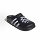 Adidas Adilette Clogs Удобные и износостойкие спортивные тапочки EVA для мужчин и женщин, и тот же стиль бежевый и черный JH9848 Черно-белый 46 (285 мм)