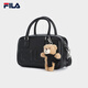 Fila Offizielle Frauenbeutel Umhängetasche 2025 Herbst neue Mode Casual Umhängetasche Crossbody Small Square Bag Formal Black-BK XS